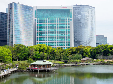 Hama rikyu japanese garden