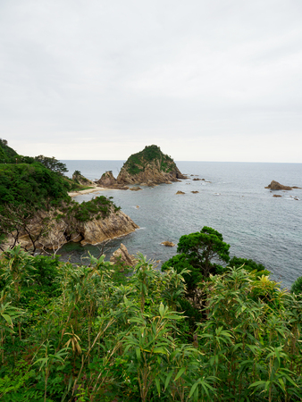 Uradome Coast in Japanの写真素材