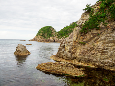Uradome Coast in Japanの写真素材