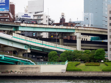Expressway in Japanのeditorial素材