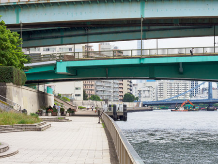 River side Promenade in Japan