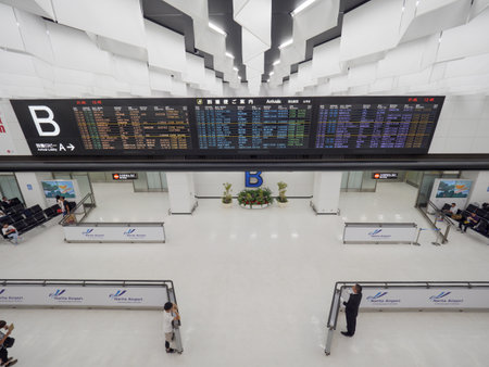 Narita airport in Japanのeditorial素材