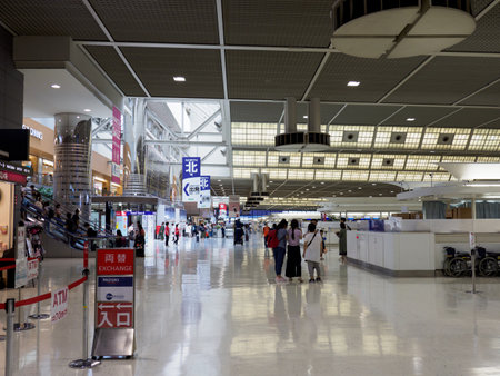 Narita airport in Japanのeditorial素材