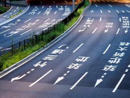 Tokyo Shiodome night viewの写真素材
