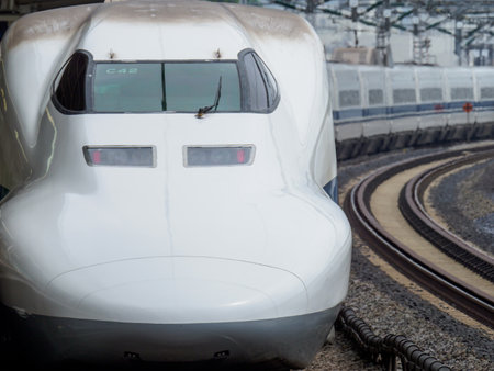 Bullet train in Japanのeditorial素材