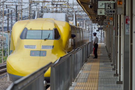 Doctor Yellow, the Bullet train in Japanのeditorial素材