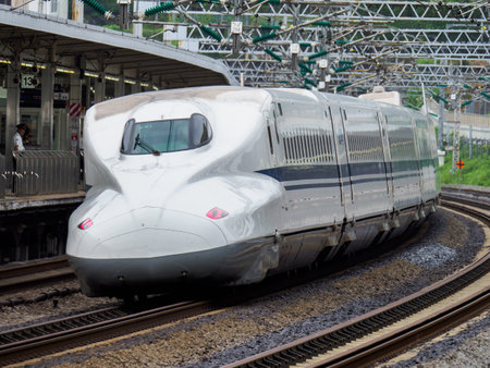 Bullet train in Japanのeditorial素材