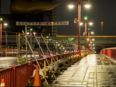 Fireworks festival Sidewalk preparationのeditorial素材