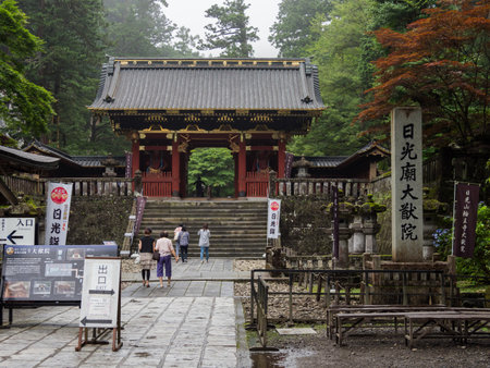 At the Nikko Futarasan Shrine, Japanのeditorial素材