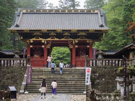 At the Nikko Futarasan Shrine, Japanのeditorial素材