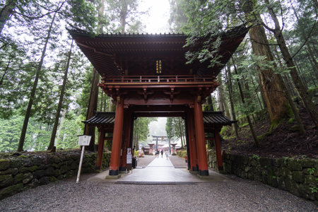 At the Nikko Futarasan Shrine, Japanのeditorial素材