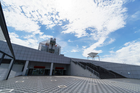 Harumi wharf, Tokyo Japanのeditorial素材