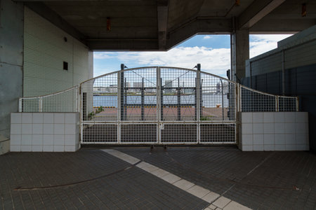 Harumi wharf, Tokyo Japanのeditorial素材