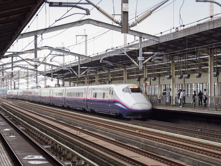 Bullet train in Japanのeditorial素材