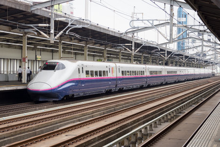 Bullet train in Japanのeditorial素材