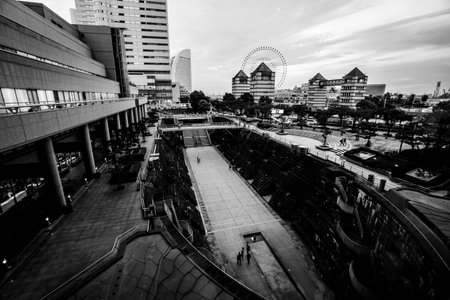 Minatomirai, Yokohama Japanのeditorial素材