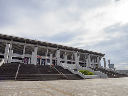 Nissan stadium, Yokohama Japanのeditorial素材