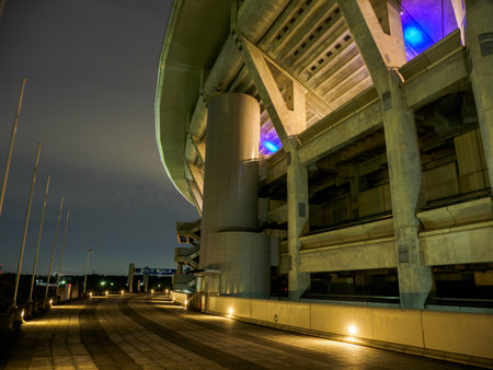 Nissan stadium, Yokohama Japanのeditorial素材