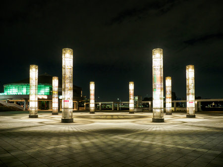 Nissan stadium, Yokohama Japanのeditorial素材