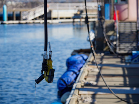Yumenoshima marina, Tokyo Japanのeditorial素材