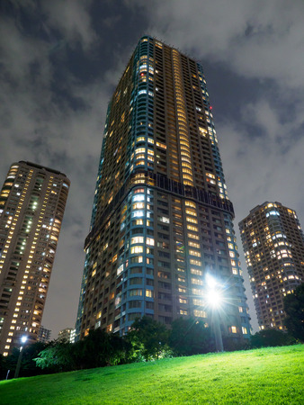 Tower Mansion, Tokyo Japanの写真素材