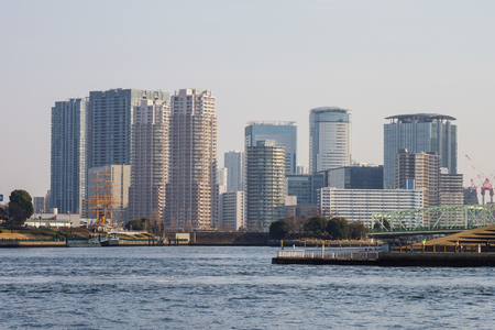 Tower Mansion, Tokyo Japanの写真素材