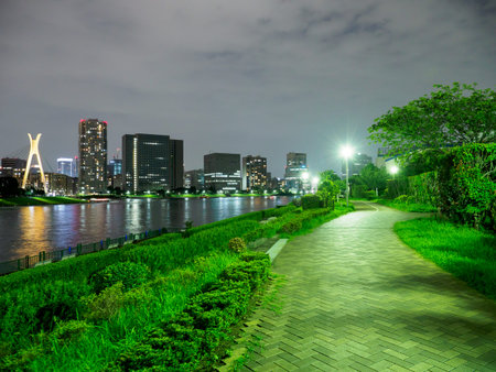 River side Promenade in Japan