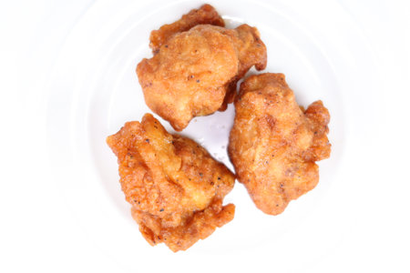 Fried chicken 3 piecesの写真素材