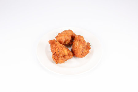 Fried chicken 3 piecesの写真素材