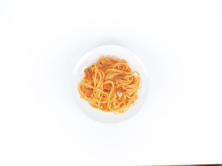 Japanese Spaghetti Napolitanaの写真素材