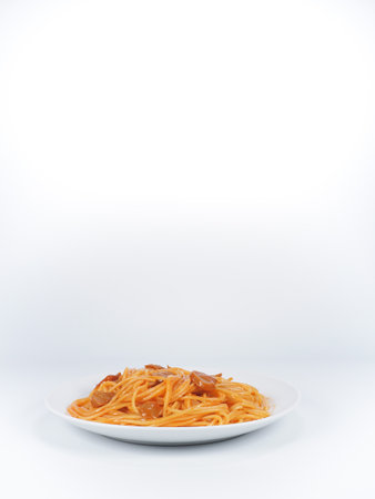 Japanese Spaghetti Napolitanaの写真素材