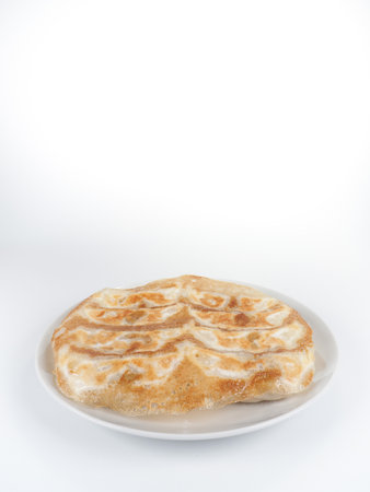 Feathered Gyoza Japanese Pan Fried Dumplingsの写真素材