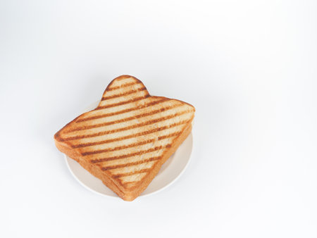 Hot sandwich, close up photoの写真素材