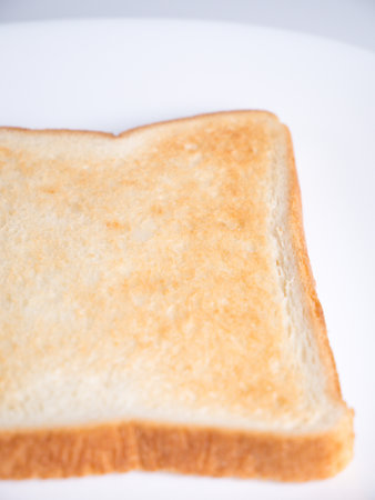 Toast bread, close up photoの写真素材
