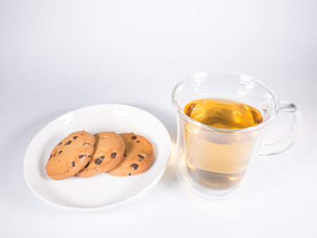 Tea set imageの写真素材