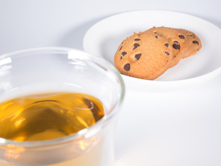 Tea set imageの写真素材