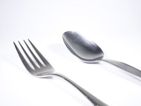 Fork and spoonの写真素材