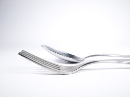 Fork and spoonの写真素材