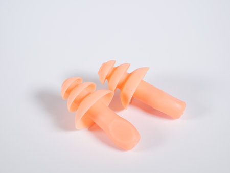 Earplug, close upの写真素材