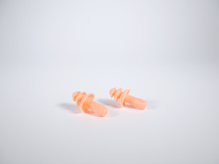 Earplug, close upの写真素材