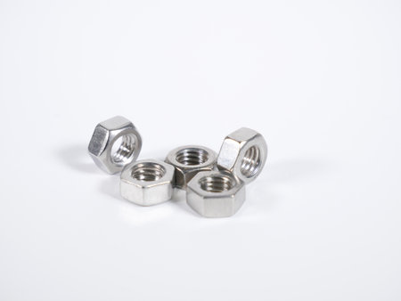 Small hex nutの写真素材