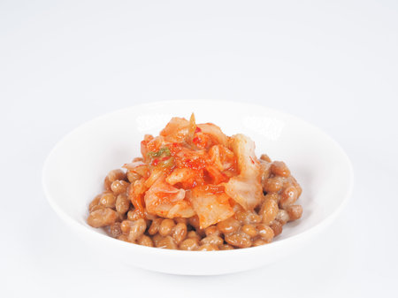 Spicy Kimchi Nattoの写真素材