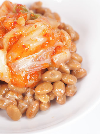 Spicy Kimchi Nattoの写真素材