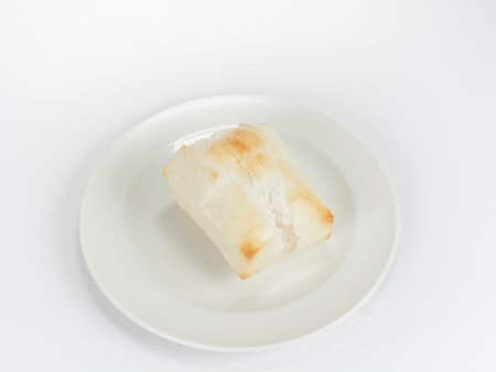 Solid cut rice cake Bakedの写真素材