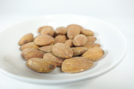 Almond, close up photoの写真素材