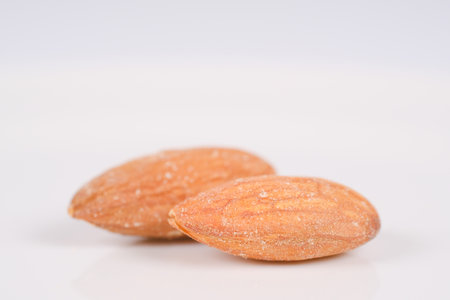 Almond, close up photoの写真素材