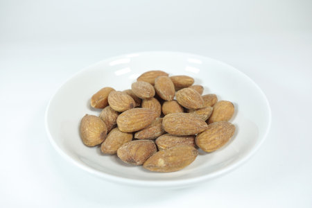Almond, close up photoの写真素材