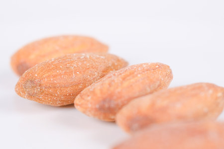 Almond, close up photoの写真素材