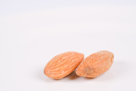 Almond, close up photoの写真素材