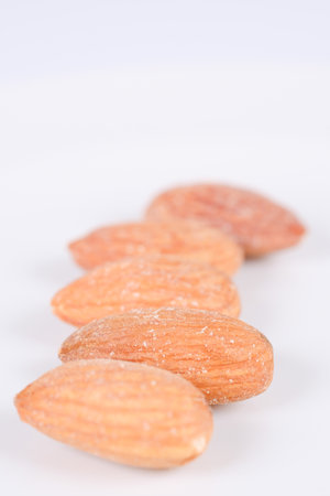 Almond, close up photoの写真素材